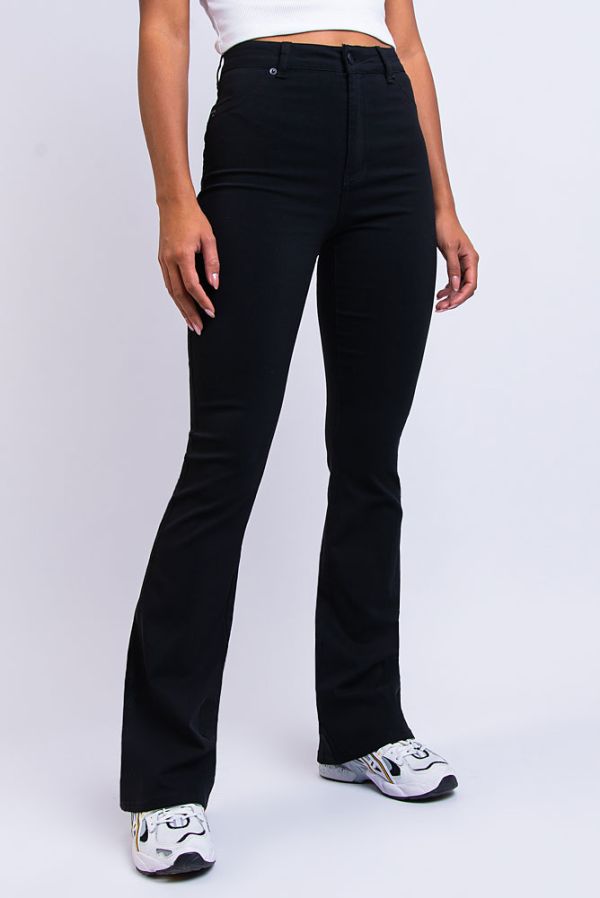 Bootcut broek met hoge taille - Peyton Black