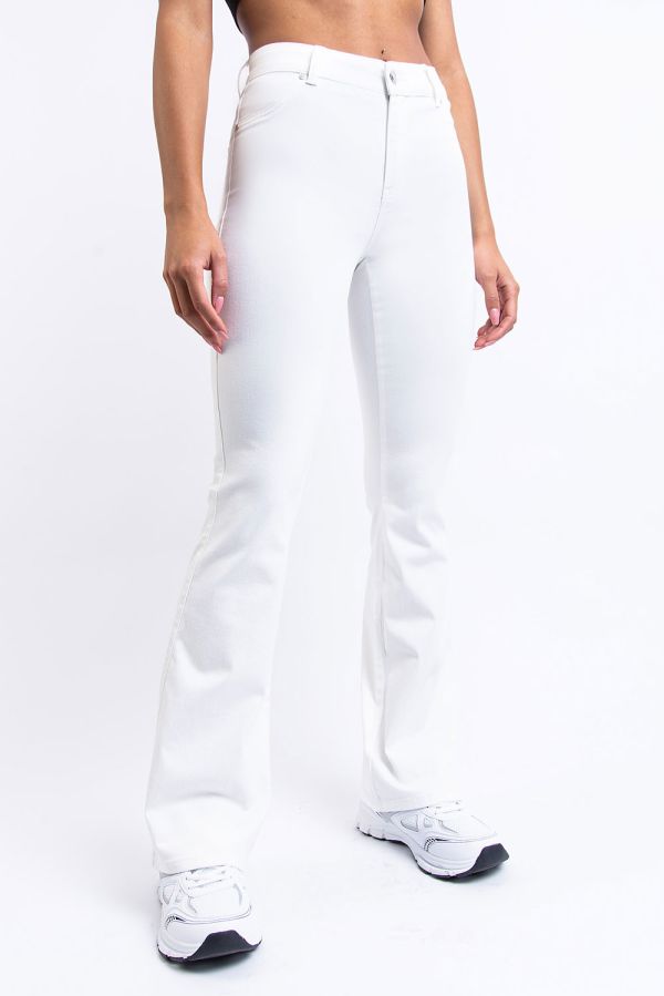 Bootcut Broek Met Middelhoge Taille - Peyton White