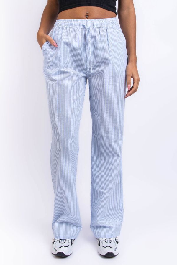 Pyjamabroek - Claudia Stripe Blue